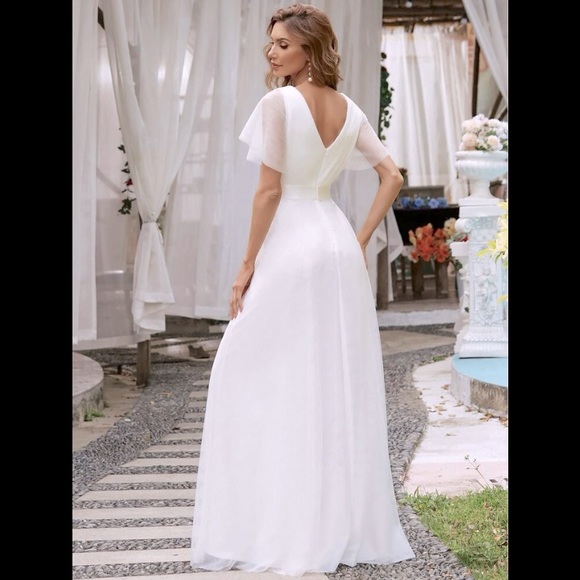 Elegant White Dress - Picture 9 of 15